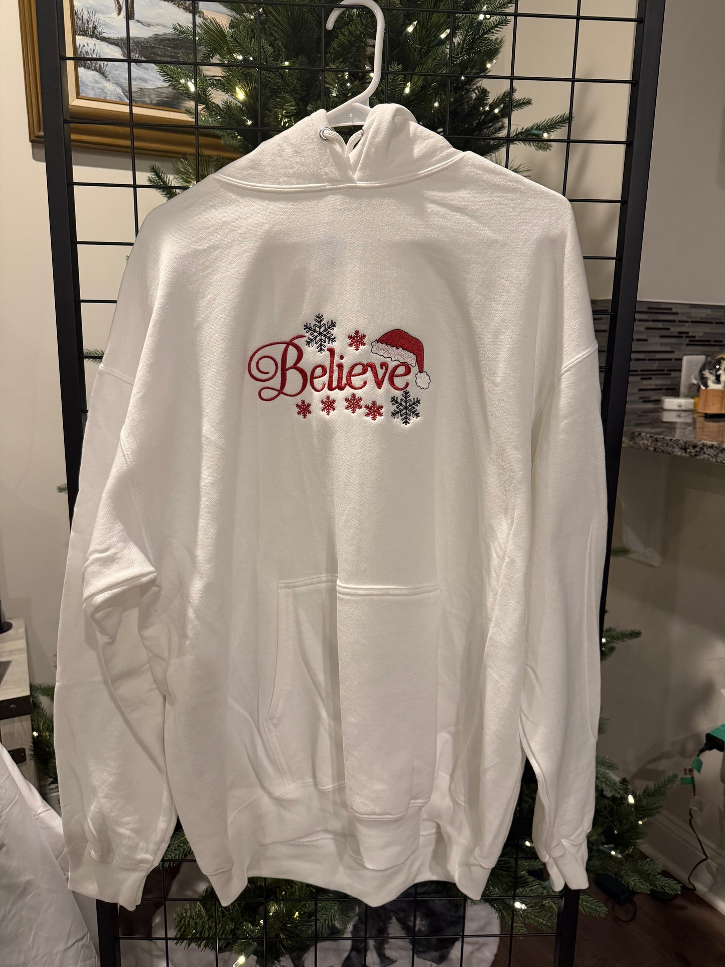 Embroidered Holiday Hoodies & Crewnecks