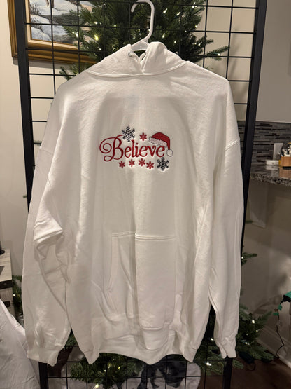 Embroidered Holiday Hoodies & Crewnecks